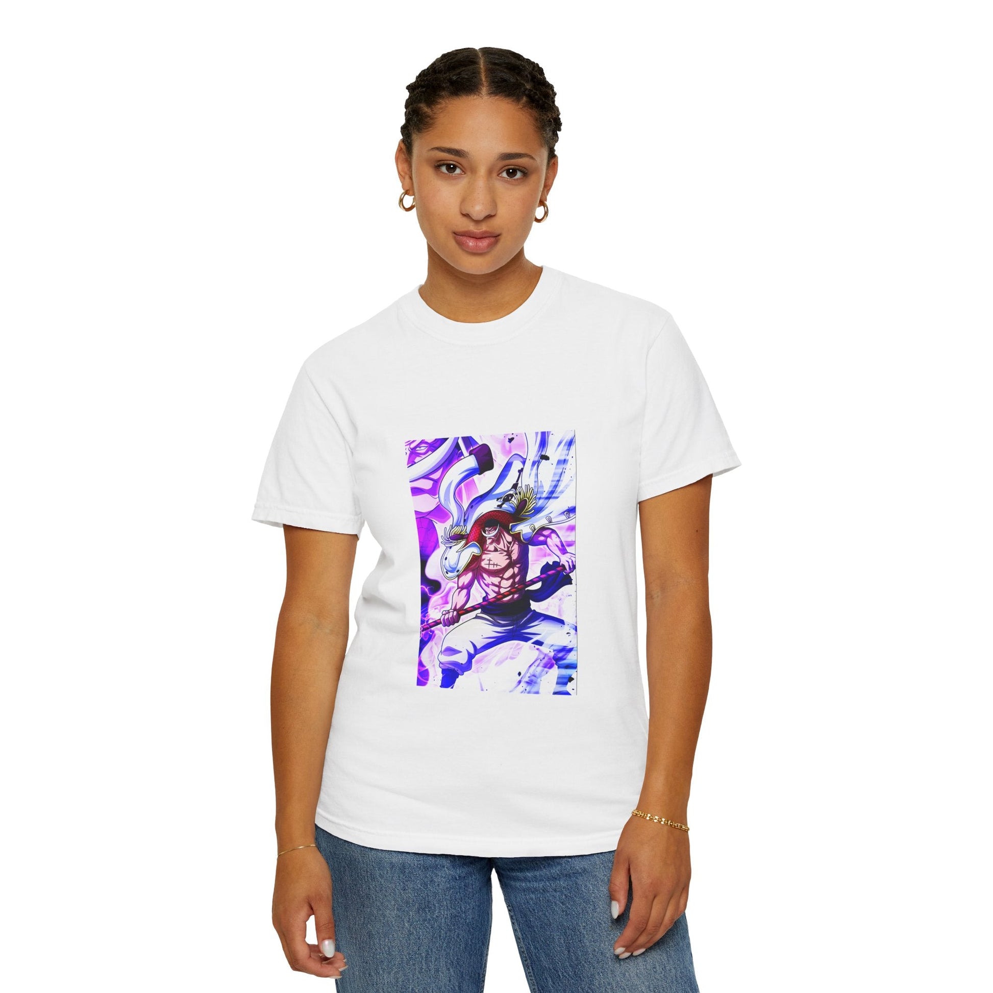 Garment - Dyed Edward Newgate T-Shirt – One Piece Whitebeard Tribute - AnimeKraf.com