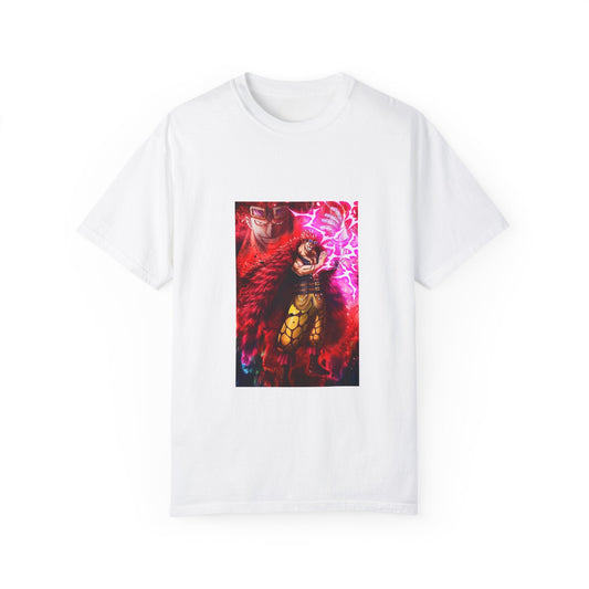 Garment - Dyed Eustass Kid T-Shirt – One Piece Ruthless Captain Design - AnimeKraf.com