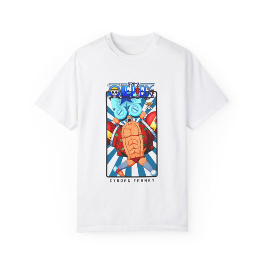 Garment - Dyed Franky T-Shirt – One Piece Super Shipwright - AnimeKraf.com