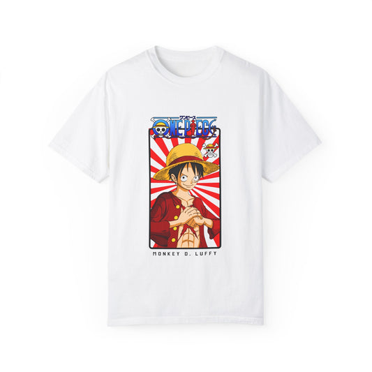 Garment - Dyed Monkey D. Luffy T-Shirt – One Piece The Future Pirate King - AnimeKraf.com