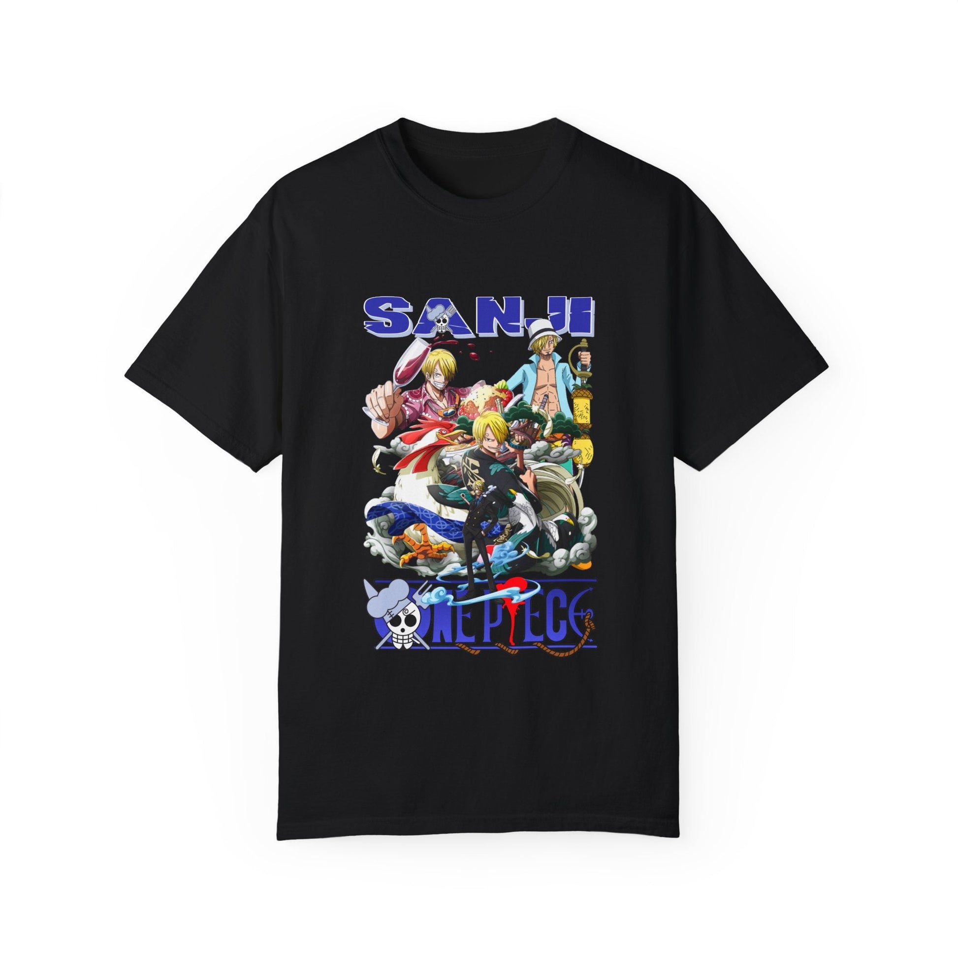 Garment - Dyed Sanji T-Shirt – One Piece Culinary Kickmaster - AnimeKraf.com