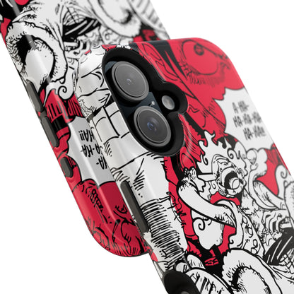 Gear Fifth Luffy Magnetic Tough iPhone Case – Awaken the Power - AnimeKraf.com