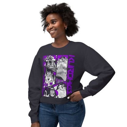 Kurohige Blackbeard Crewneck Sweatshirt - Fearsome One Piece Pirate - AnimeKraf.com