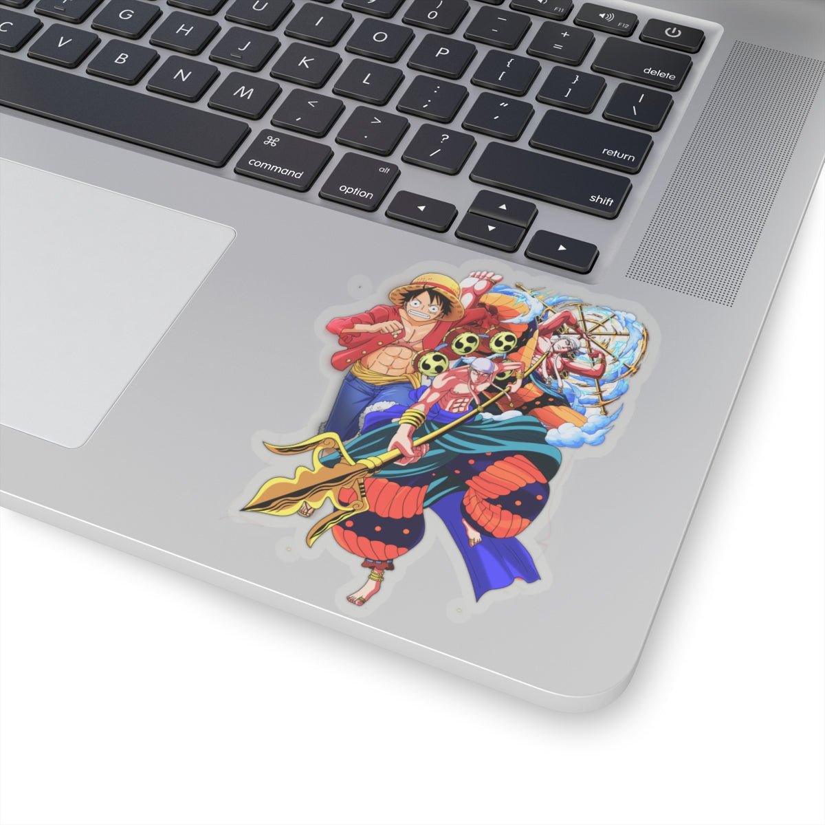 Luffy and Enel Vinyl Sticker – One Piece Showdown - AnimeKraf.com