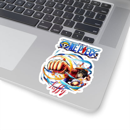 Monkey D. Luffy Kiss - Cut Vinyl Sticker – One Piece Pirate King Pose - AnimeKraf.com