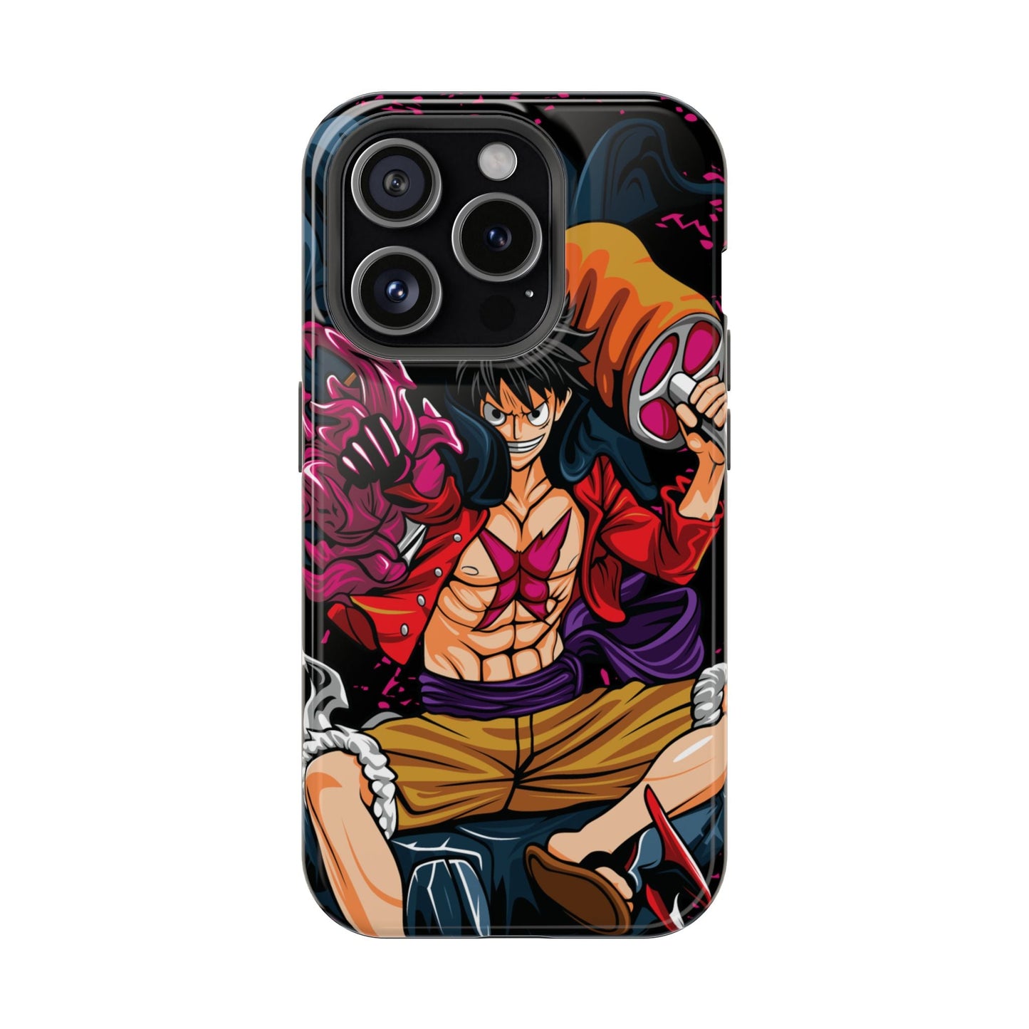Monkey D. Luffy Magnetic Tough Case – Bold Straw Hat Captain Design - AnimeKraf.com