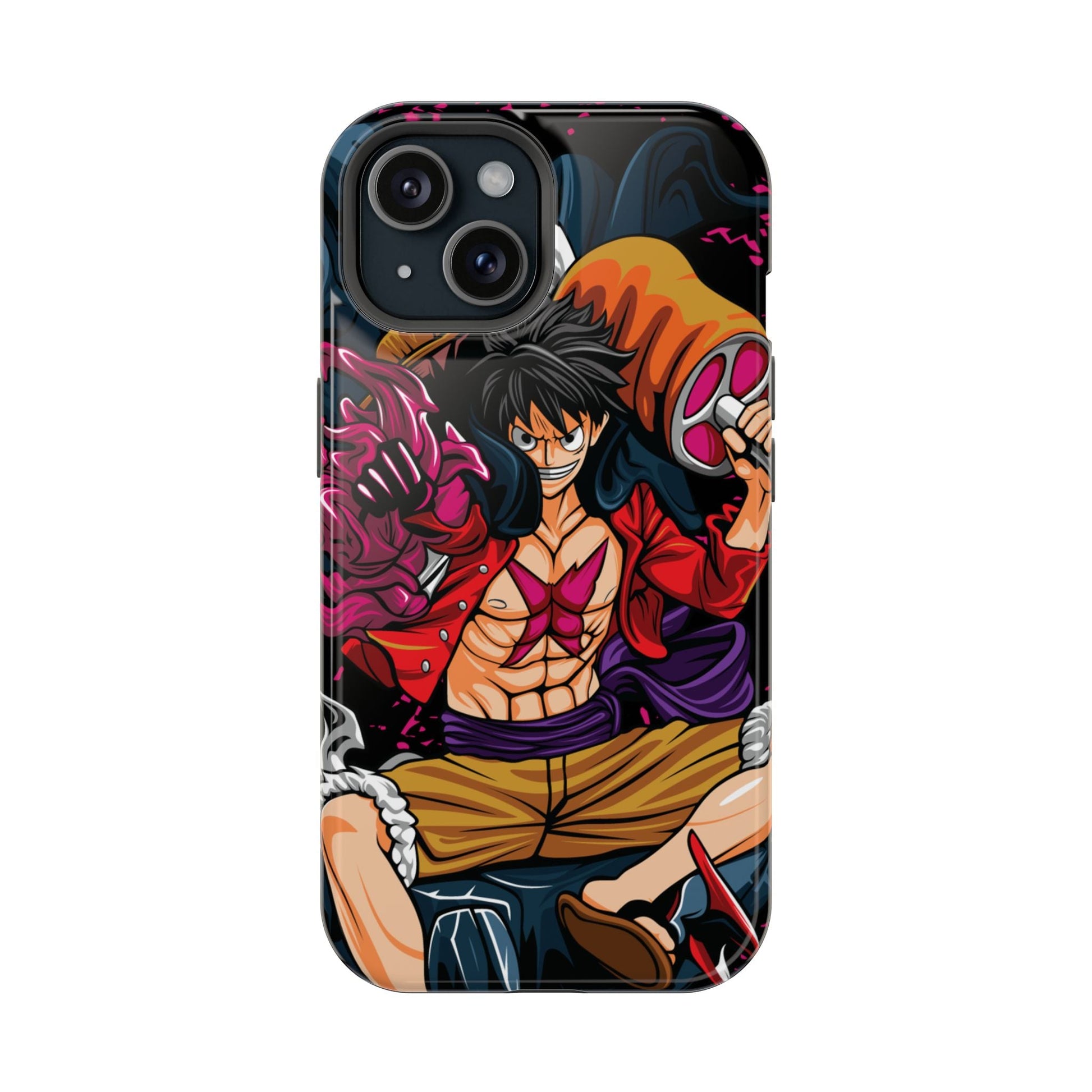 Monkey D. Luffy Magnetic Tough Case – Bold Straw Hat Captain Design - AnimeKraf.com