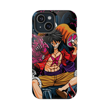 Monkey D. Luffy Magnetic Tough Case – Bold Straw Hat Captain Design - AnimeKraf.com
