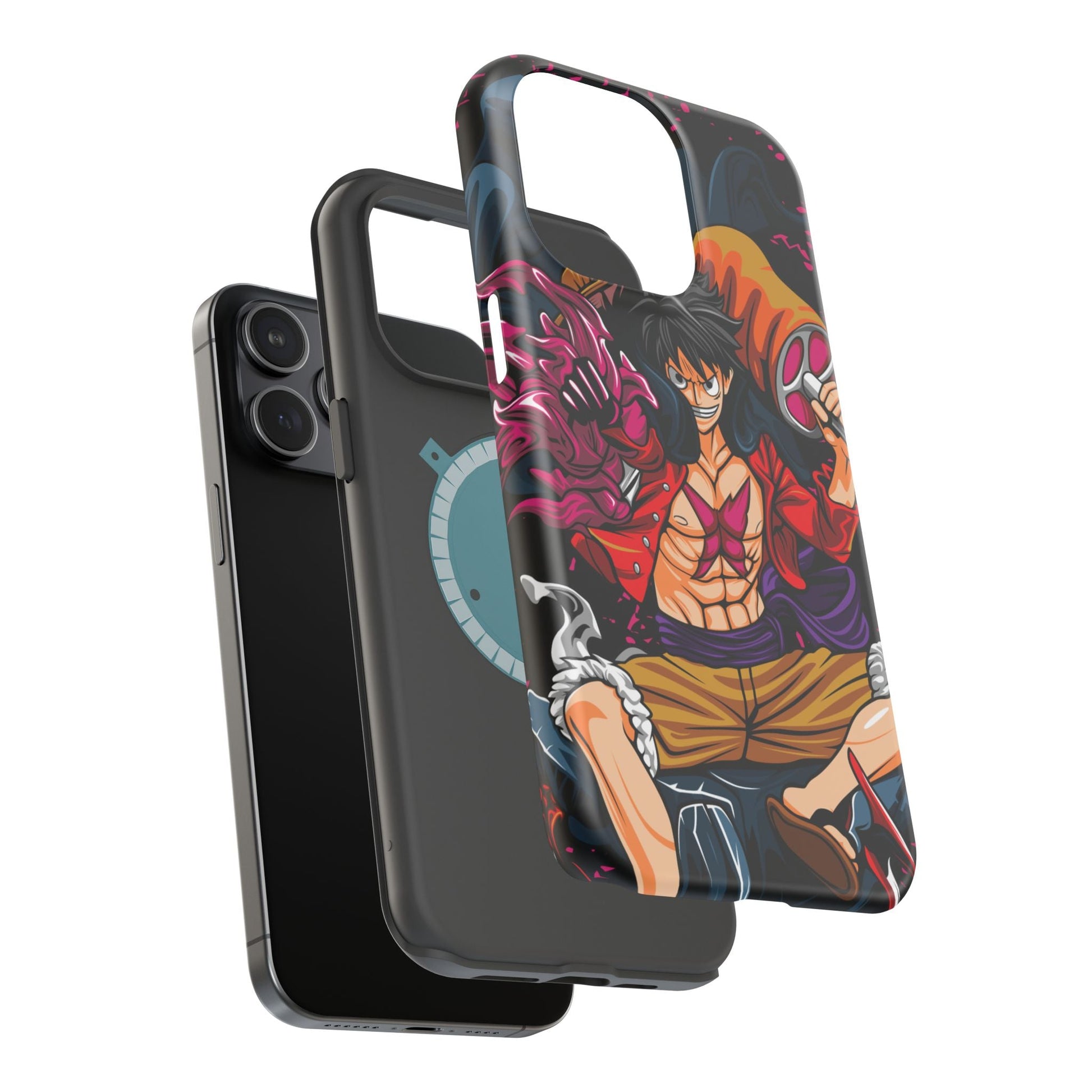 Monkey D. Luffy Magnetic Tough Case – Bold Straw Hat Captain Design - AnimeKraf.com