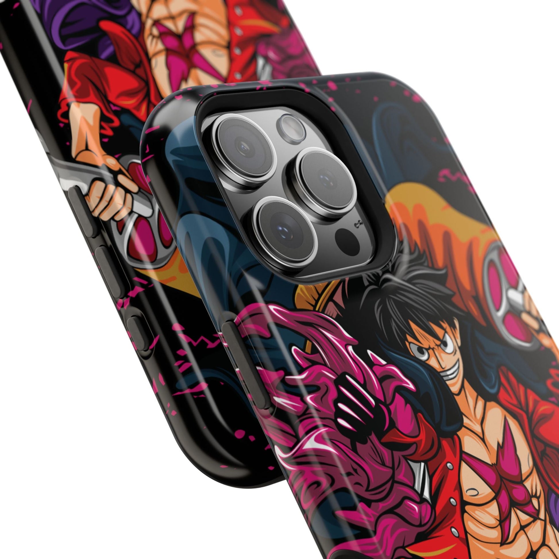 Monkey D. Luffy Magnetic Tough Case – Bold Straw Hat Captain Design - AnimeKraf.com