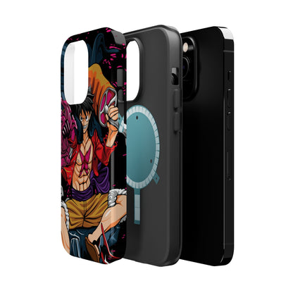 Monkey D. Luffy Magnetic Tough Case – Bold Straw Hat Captain Design - AnimeKraf.com
