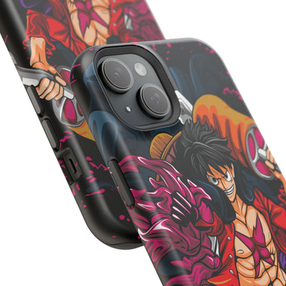Monkey D. Luffy Magnetic Tough Case – Bold Straw Hat Captain Design - AnimeKraf.com