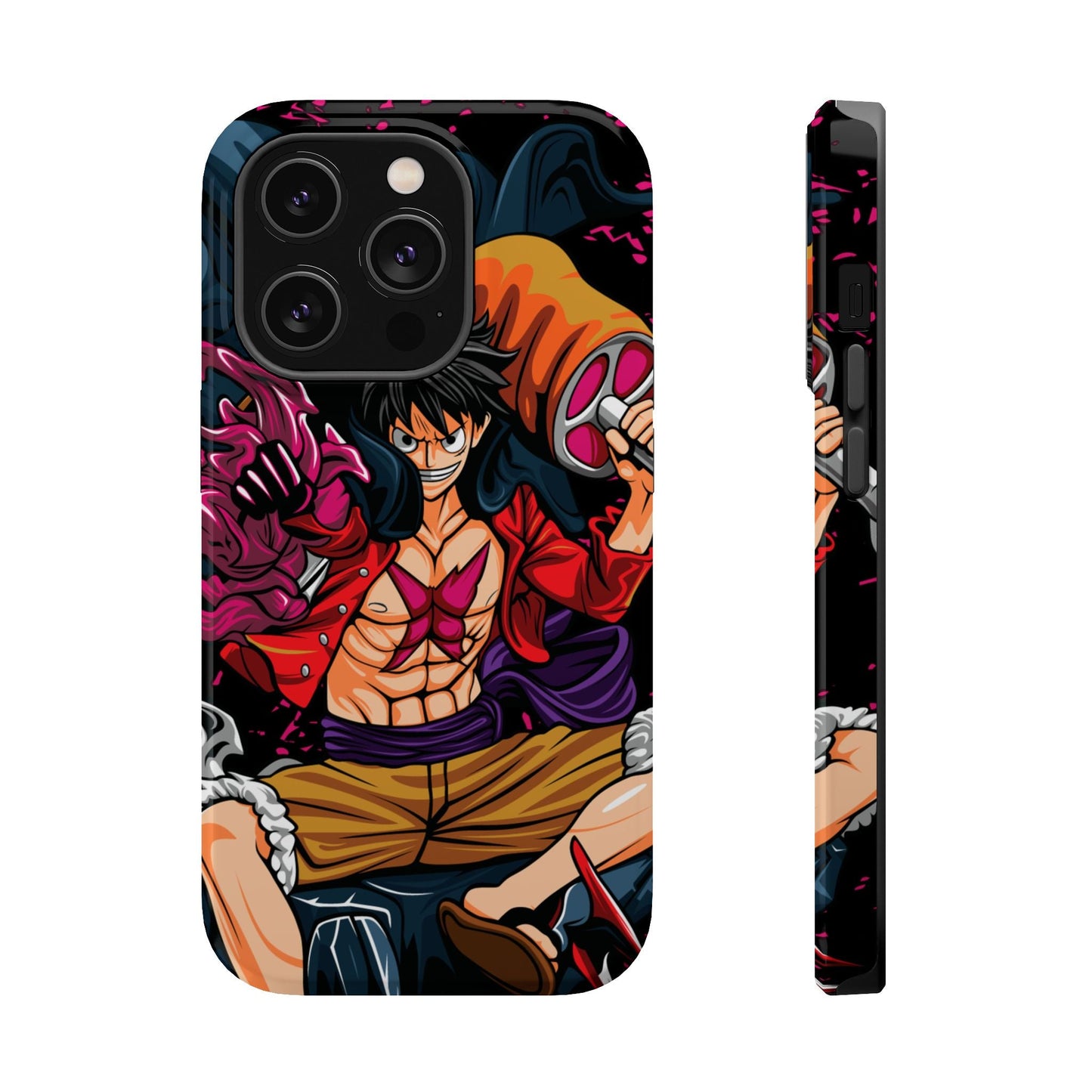 Monkey D. Luffy Magnetic Tough Case – Bold Straw Hat Captain Design - AnimeKraf.com