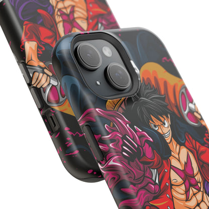 Monkey D. Luffy Magnetic Tough Case – Bold Straw Hat Captain Design - AnimeKraf.com