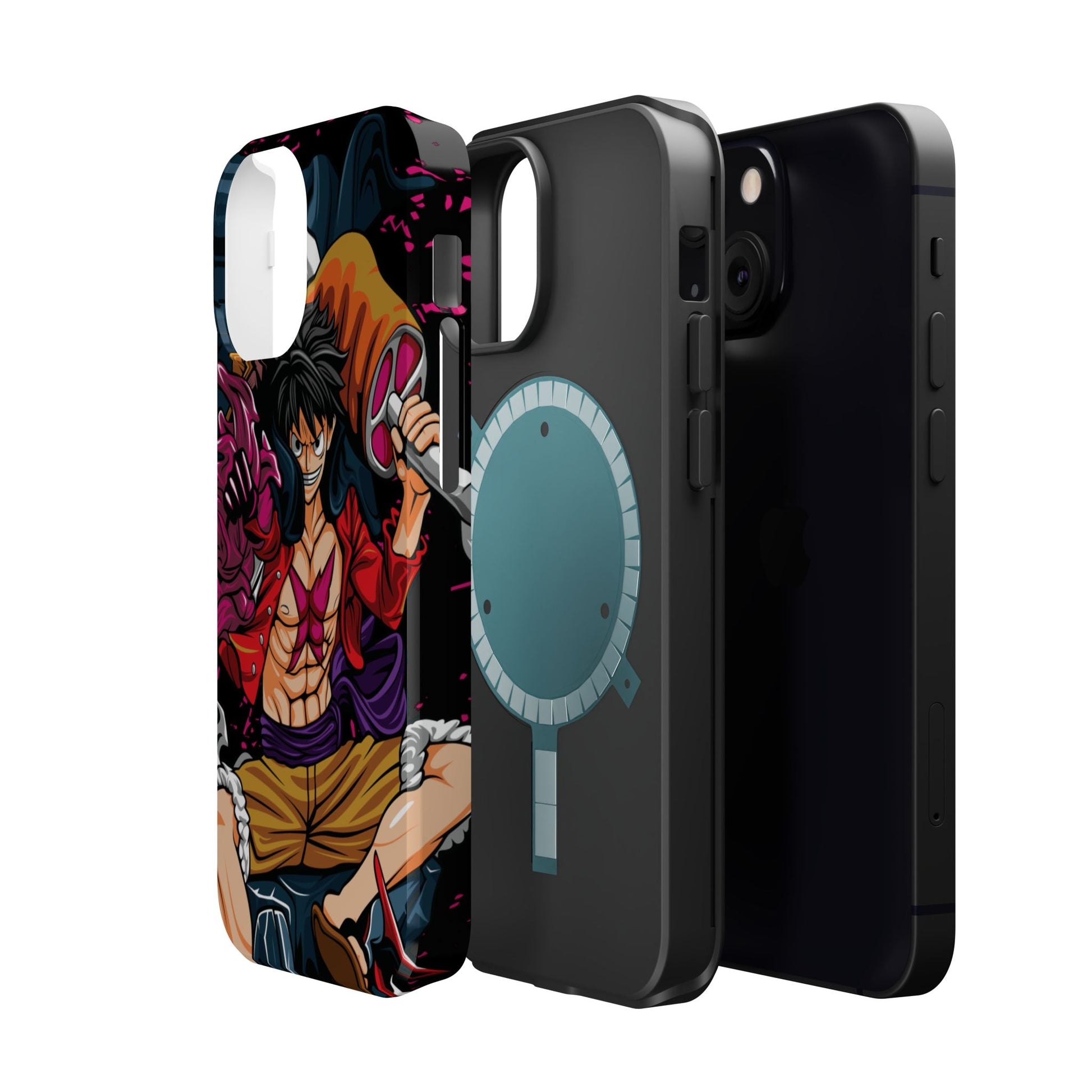 Monkey D. Luffy Magnetic Tough Case – Bold Straw Hat Captain Design - AnimeKraf.com