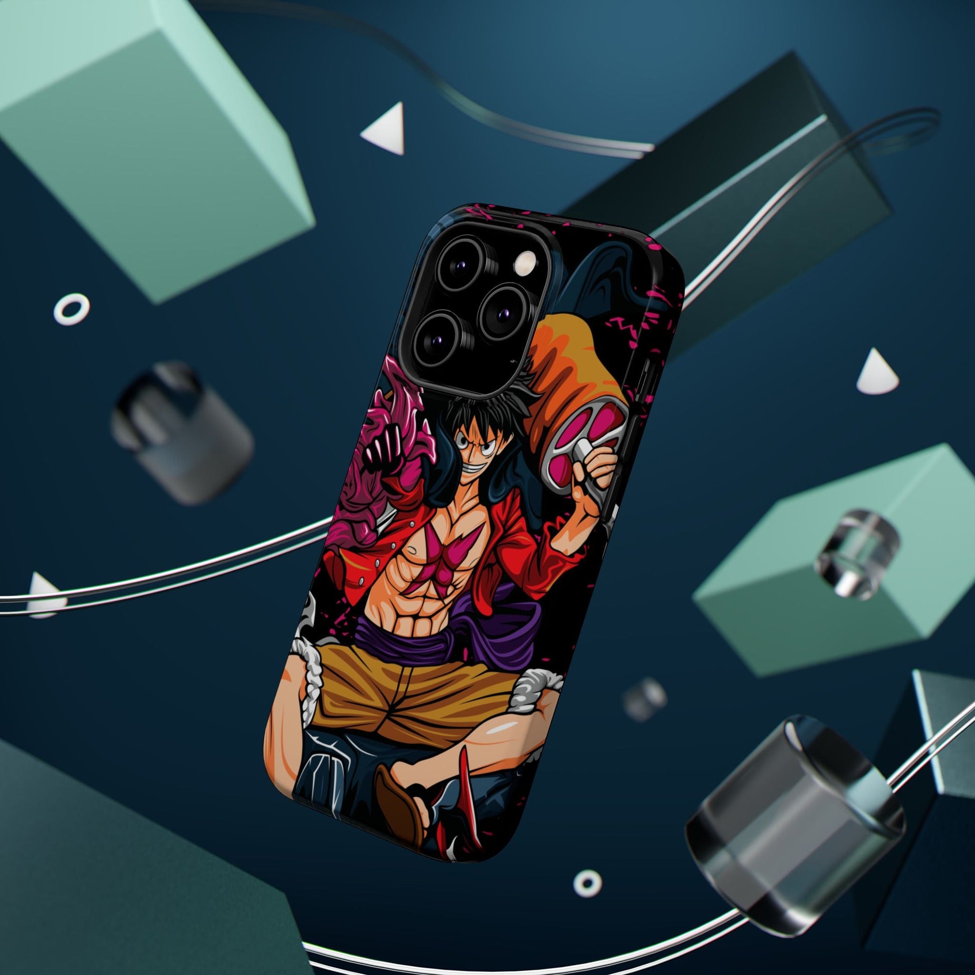 Monkey D. Luffy Magnetic Tough Case – Bold Straw Hat Captain Design - AnimeKraf.com