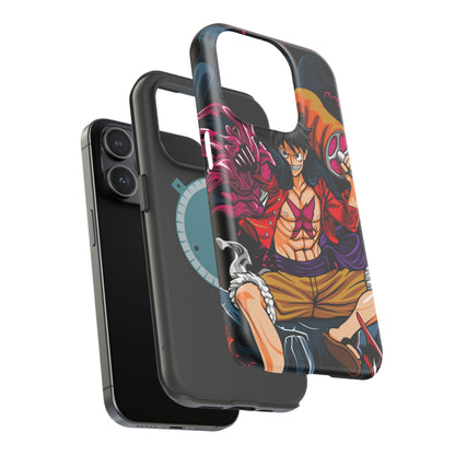 Monkey D. Luffy Magnetic Tough Case – Bold Straw Hat Captain Design - AnimeKraf.com