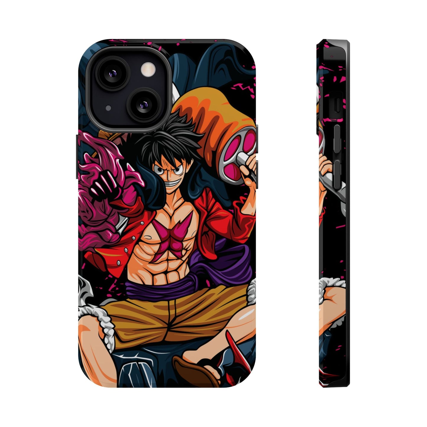 Monkey D. Luffy Magnetic Tough Case – Bold Straw Hat Captain Design - AnimeKraf.com