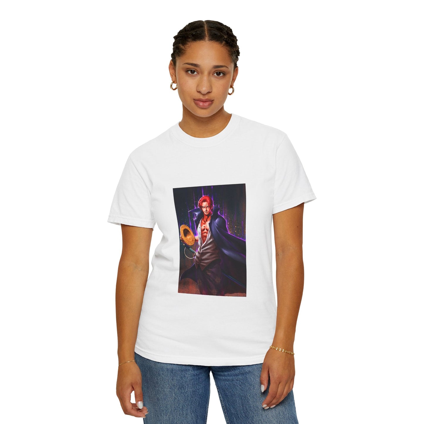 Red - Haired Shanks Garment - Dyed T-Shirt – One Piece Emperor of the Sea - AnimeKraf.com