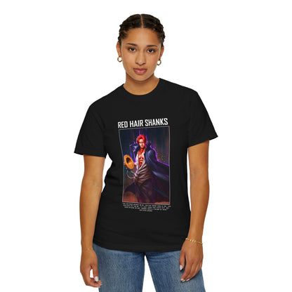 Red - Haired Shanks Garment - Dyed T-Shirt – One Piece Emperor of the Sea - AnimeKraf.com