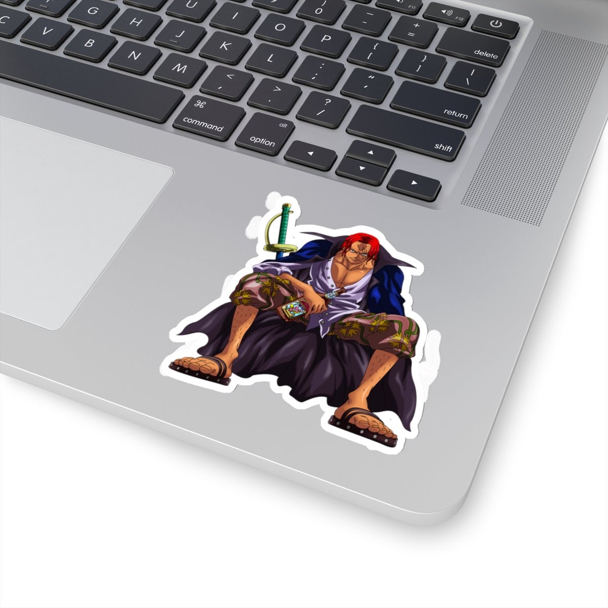 Shanks Kiss - Cut Sticker – The Legendary Red - Haired Pirate - AnimeKraf.com