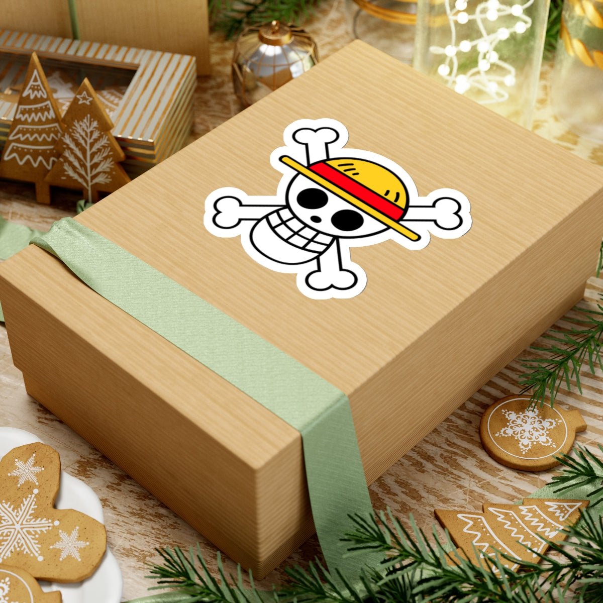 Straw Hat Pirates Jolly Roger Sticker – Set Sail in Style - AnimeKraf.com