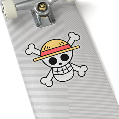 Straw Hat Pirates Jolly Roger Sticker – Set Sail in Style - AnimeKraf.com