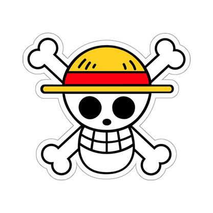 Straw Hat Pirates Jolly Roger Sticker – Set Sail in Style - AnimeKraf.com