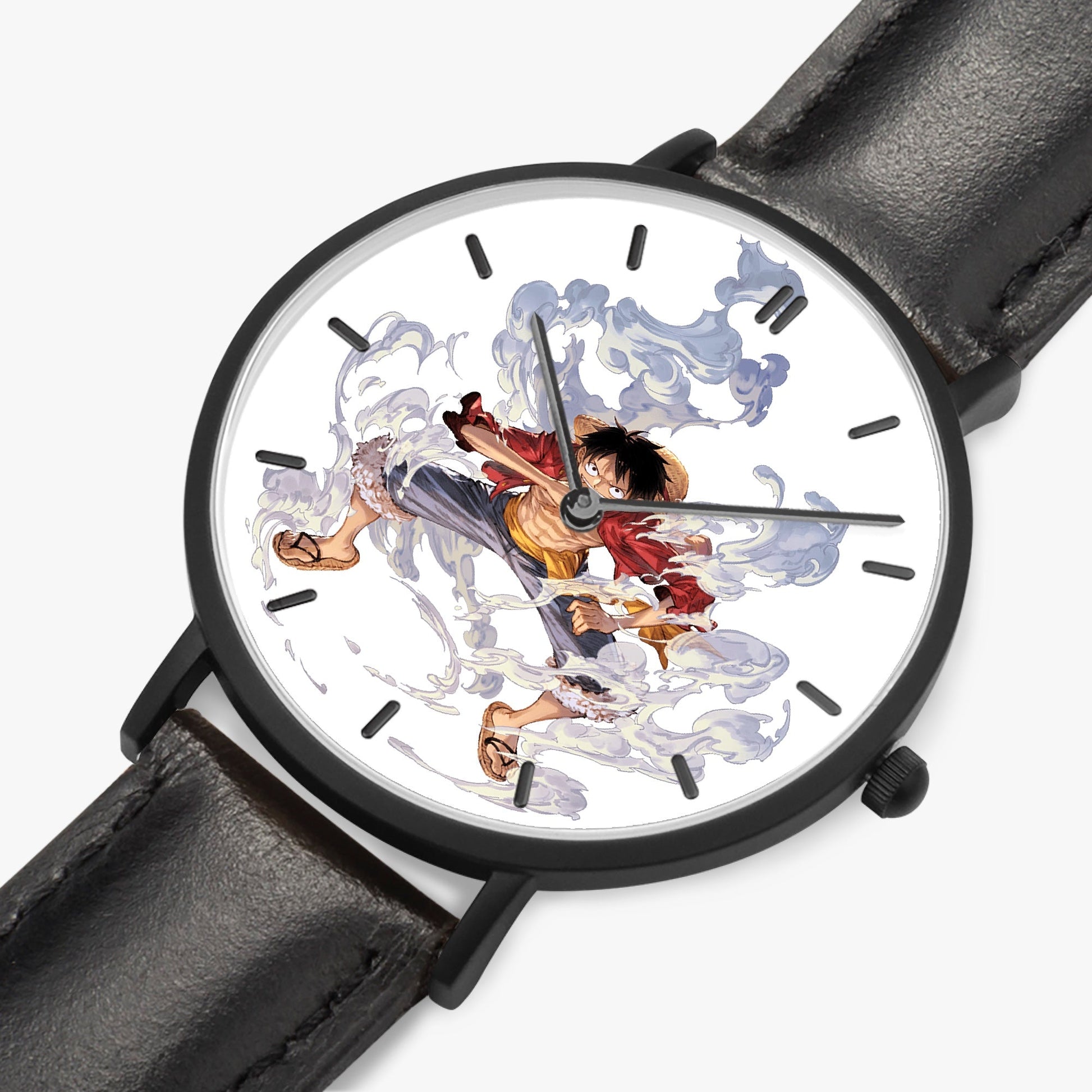 The Brave Heart – Luffy Leather Strap Watch - AnimeKraf.com
