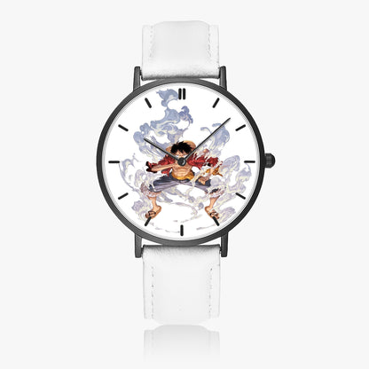 The Brave Heart – Luffy Leather Strap Watch - AnimeKraf.com
