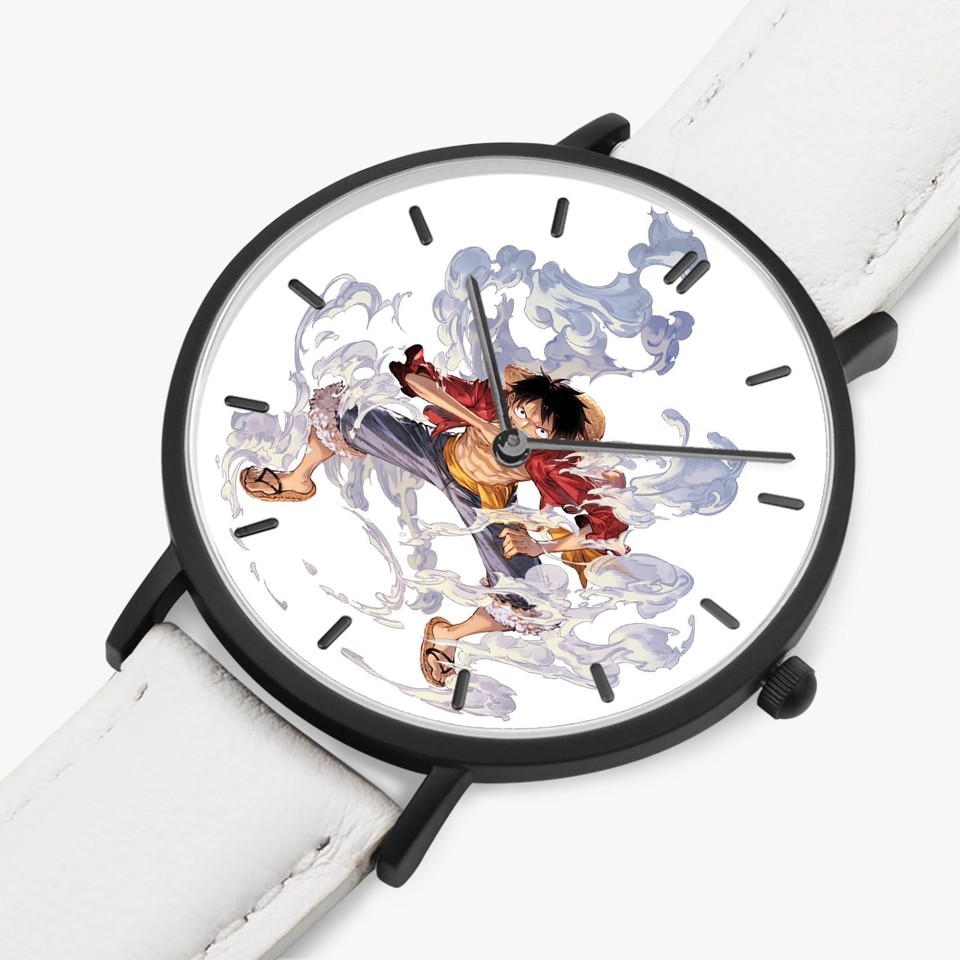The Brave Heart – Luffy Leather Strap Watch - AnimeKraf.com