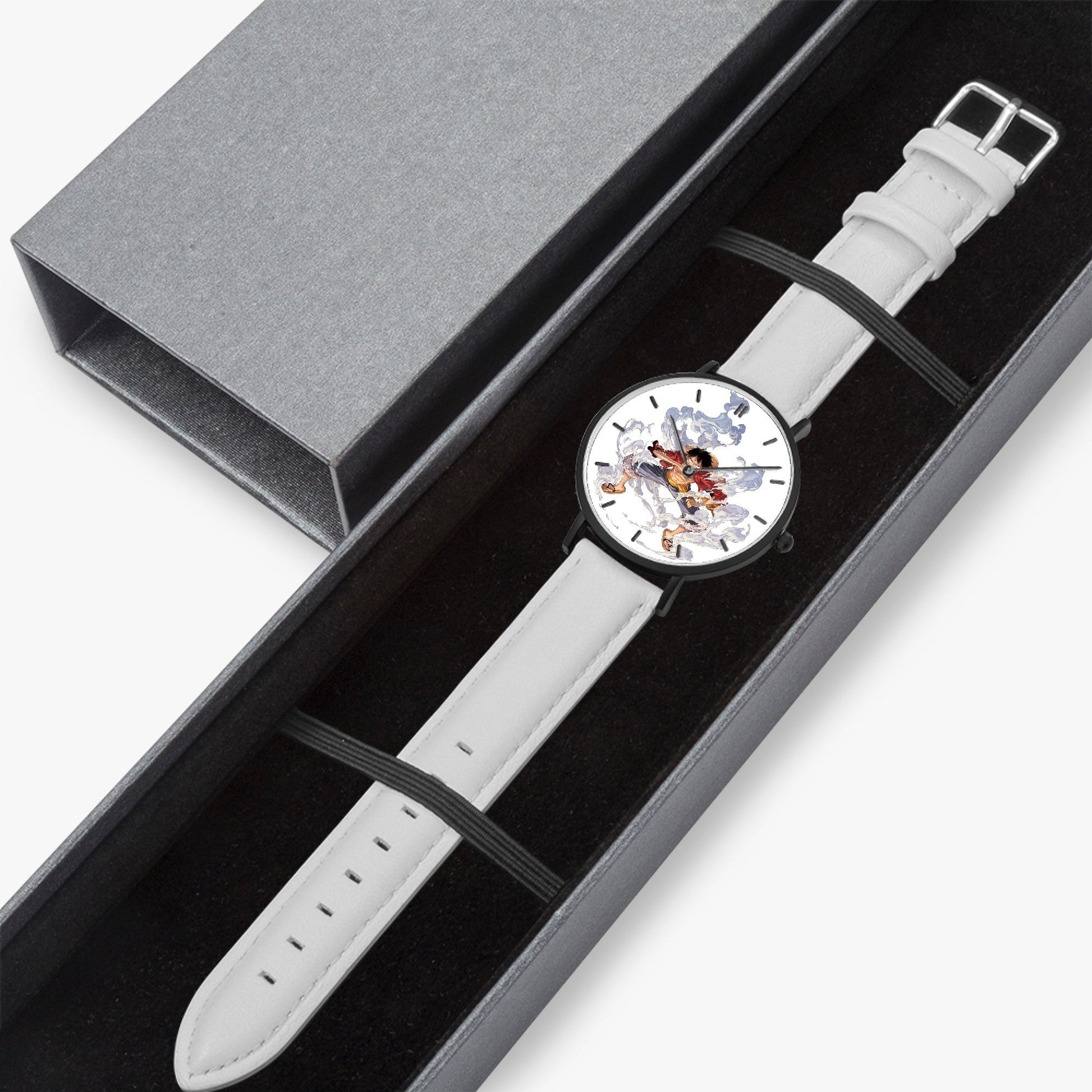 The Brave Heart – Luffy Leather Strap Watch - AnimeKraf.com