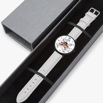 The Brave Heart – Luffy Leather Strap Watch - AnimeKraf.com